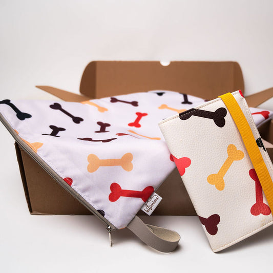 HOV HOV darilni paket za pse – ročno izdelano darilo za novega štirinožnega družinskega člana | KiliMina HandMade