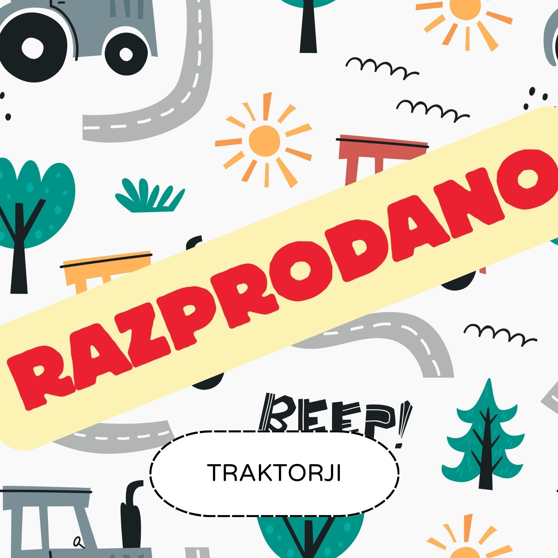 motiv traktorji za nepremočljivo vrečko
