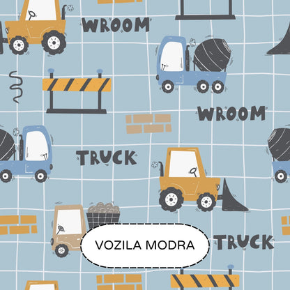 motiv vozila modra